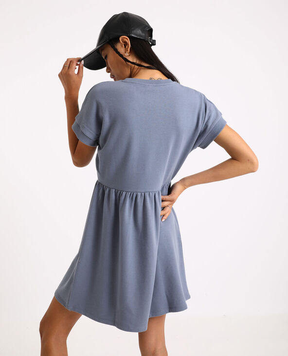 Robe sweat manche discount courte