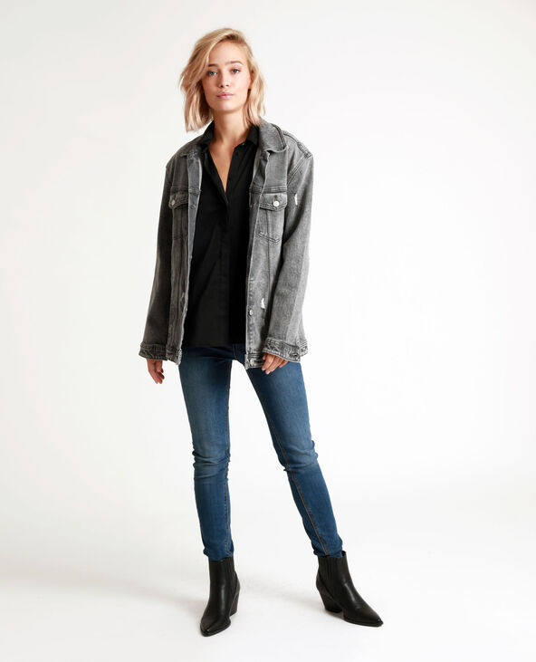 Chemise fluide noir - Pimkie