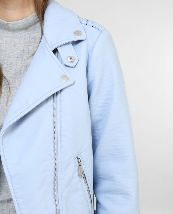 Veste biker bleu - Pimkie