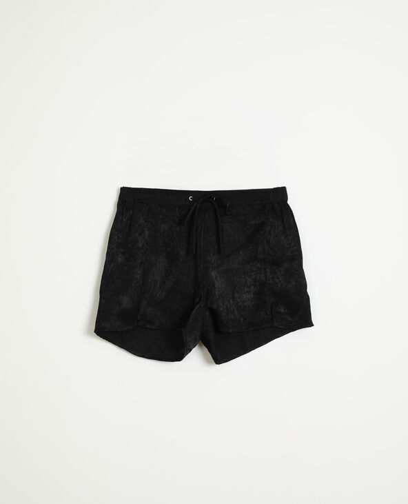 Short satiné noir - Pimkie