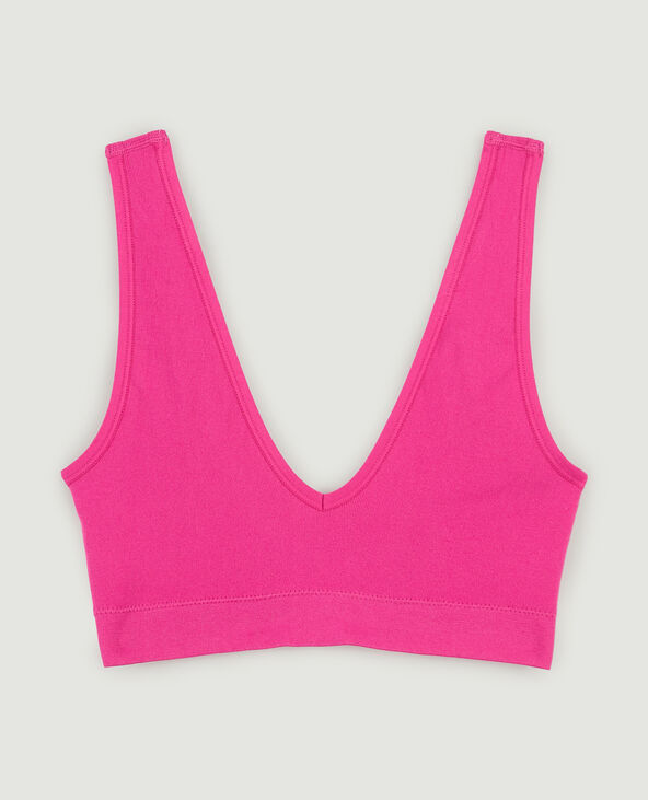 Brassière sans coutures rose fuchsia - Pimkie