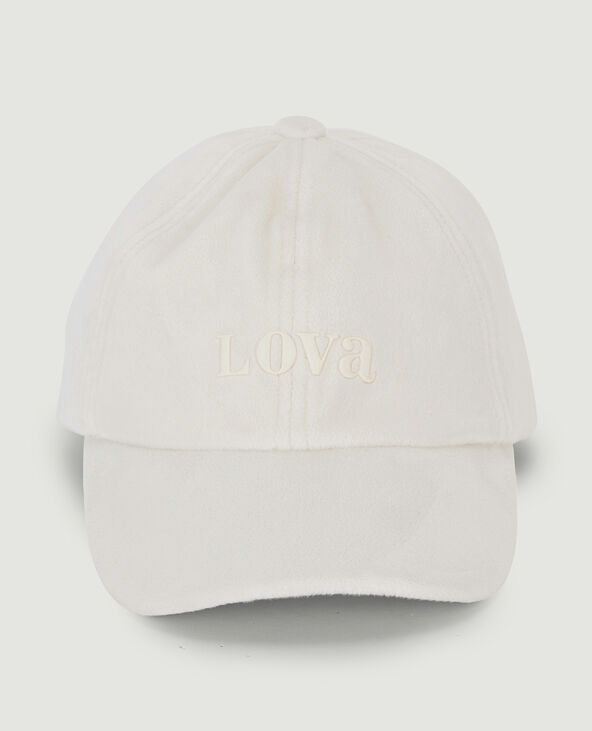 Casquette velours ras écru - Pimkie