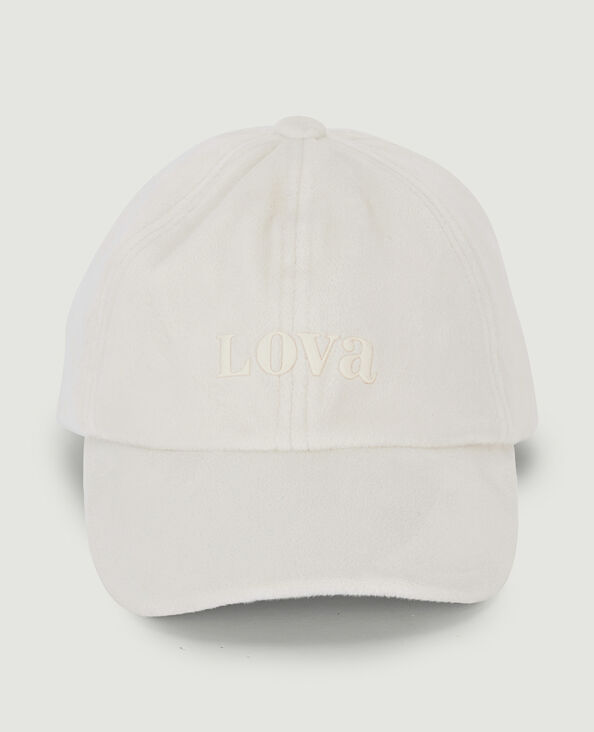 Casquette velours ras écru - Pimkie