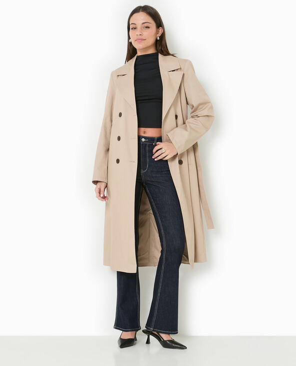 Jean flare taille haute bleu - Pimkie