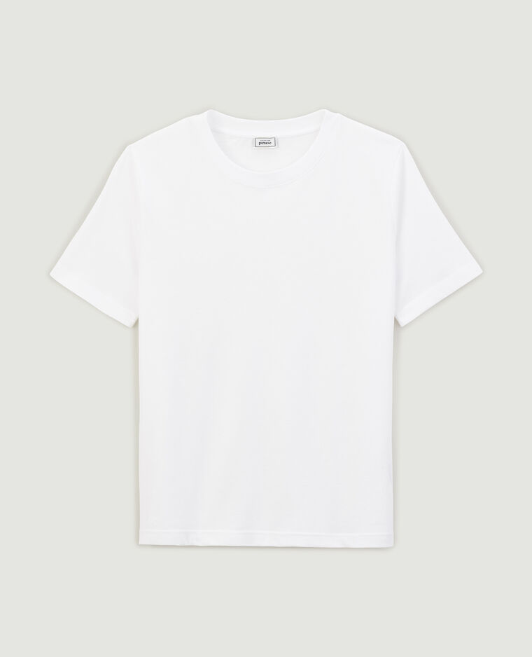 T-shirt basique col rond blanc - Pimkie