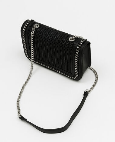 Sac en faux cuir tressé noir - Pimkie