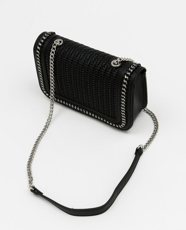 Sac en faux cuir tressé noir - Pimkie