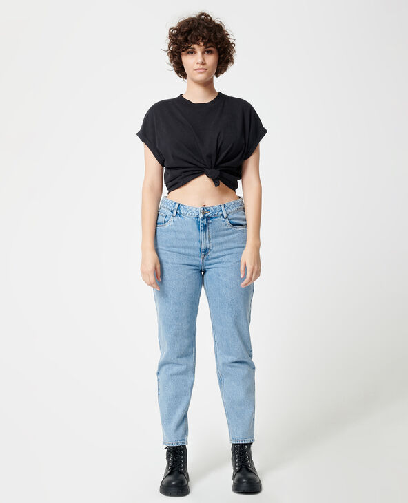 Jean mom taille haute bleu - Pimkie