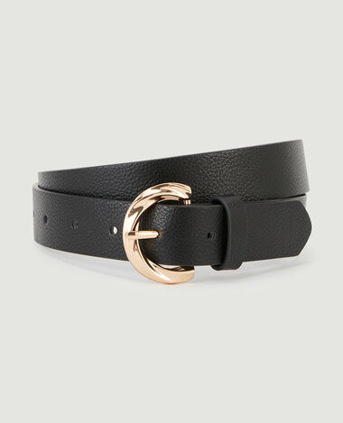 Ceinture avec boucle torsadée noir - Pimkie