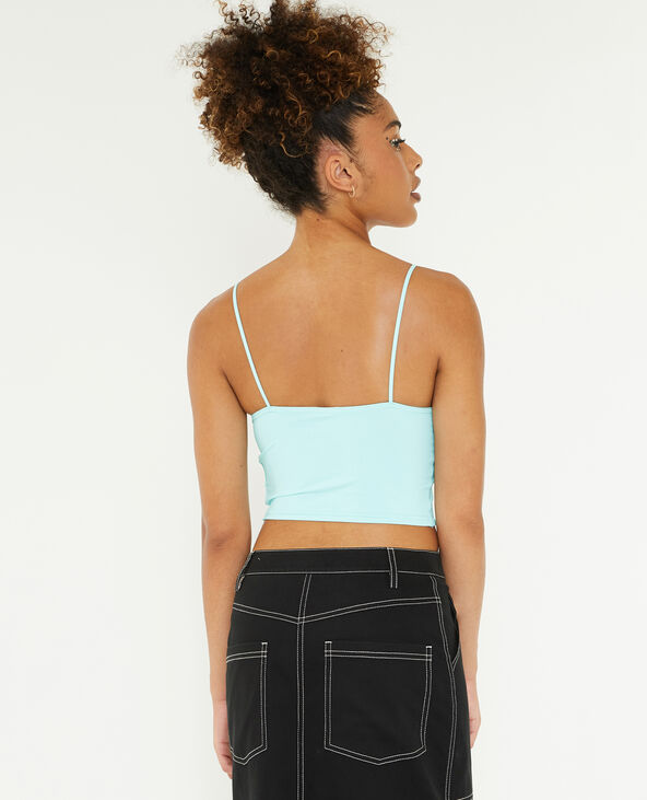 Brassière fines bretelles bleu turquoise - Pimkie