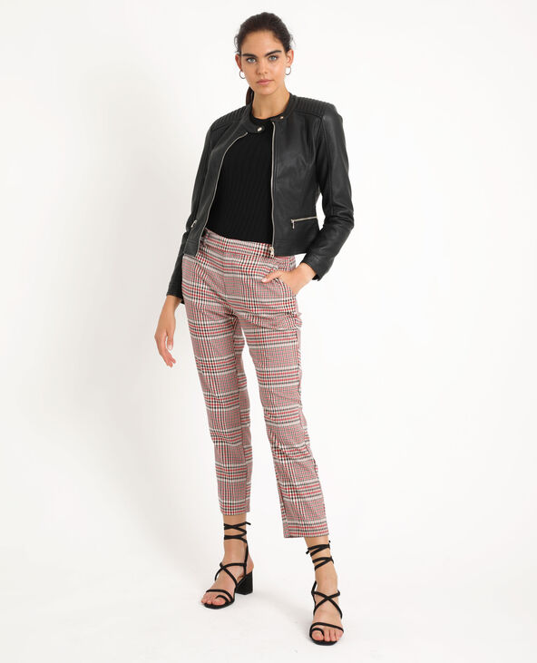 Veste en simili cuir noir - Pimkie