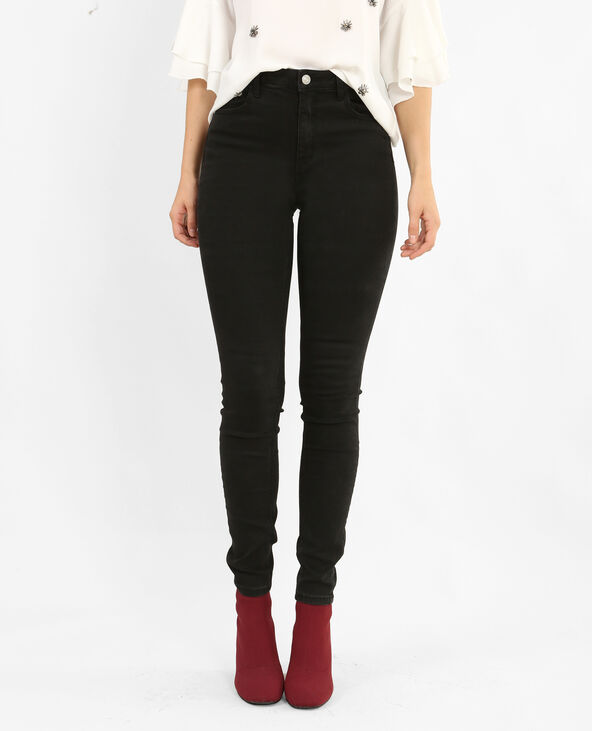 Skinny taille haute noir - Pimkie