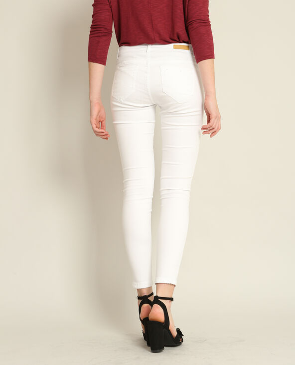 Pantalon blanc push up deals