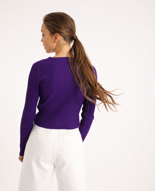 Gilet court violet - Pimkie