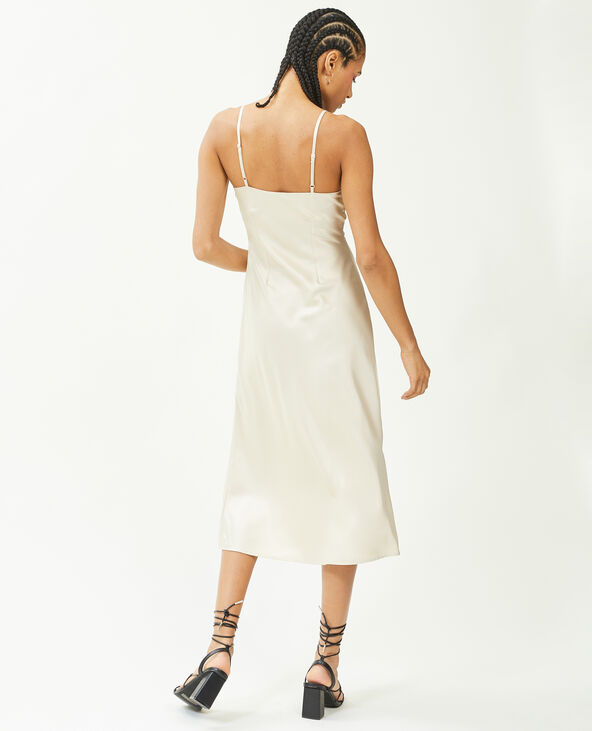 Robe longue satinee