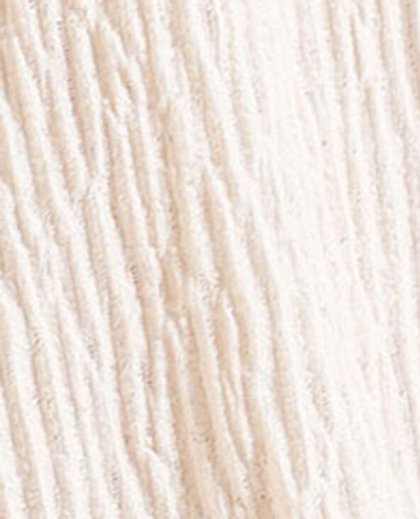 Top à col bardot blanc - Pimkie