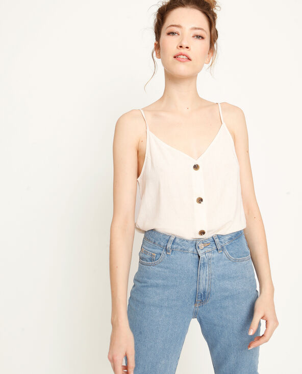 Top à fines bretelles rose clair - Pimkie