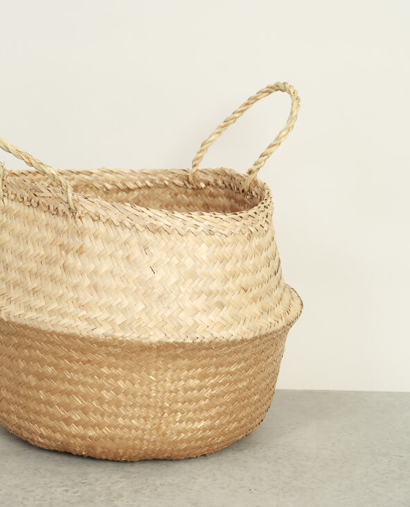 Petit panier tressé doré - Pimkie