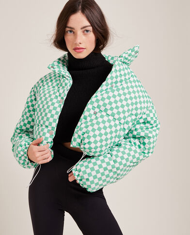 Doudoune courte vert - Pimkie