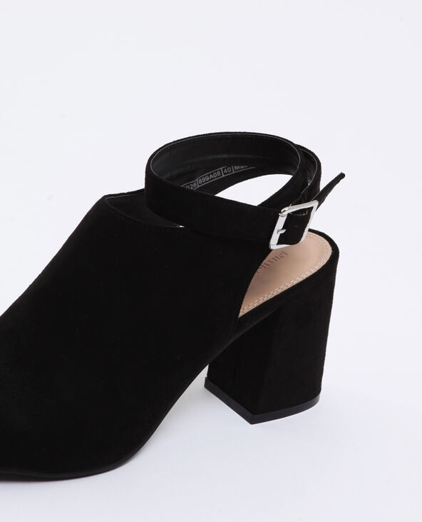 Sandales ouvertes noir - Pimkie