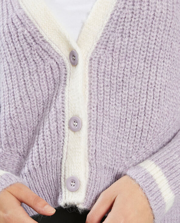 Gilet boutonné violet - Pimkie