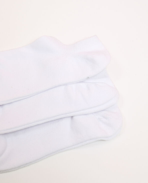 Lot de chaussettes basses blanc - Pimkie