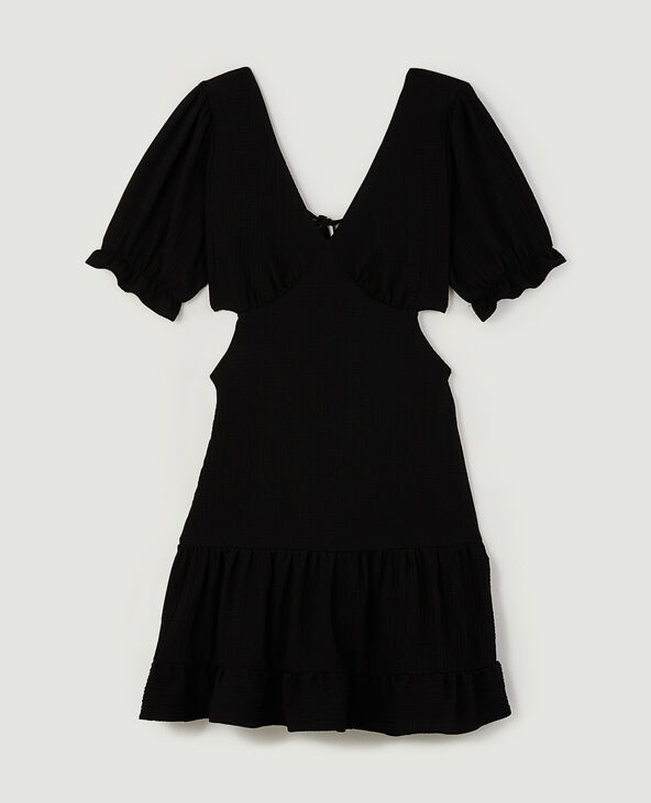 Robe courte dos-nu noir - Pimkie