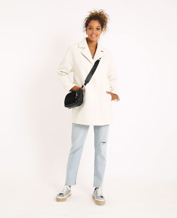 Manteau imitation mouton écru - Pimkie