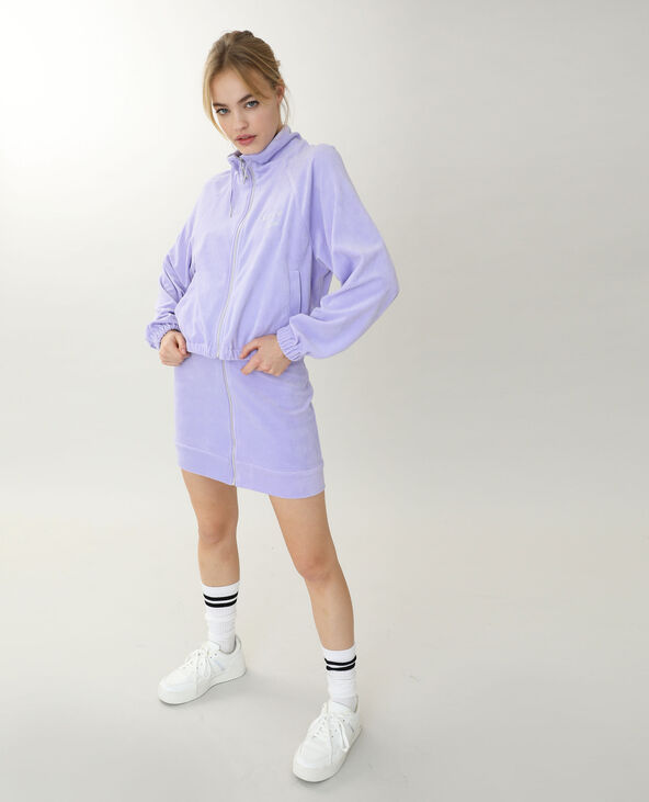 Veste en velours violet - Pimkie