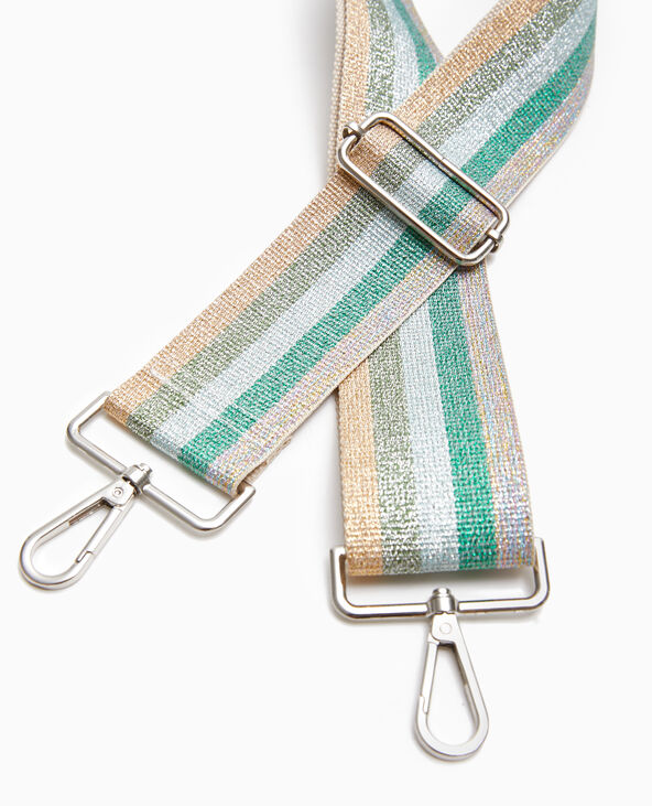 Bandoulière amovible avec fils métallisés vert - Pimkie