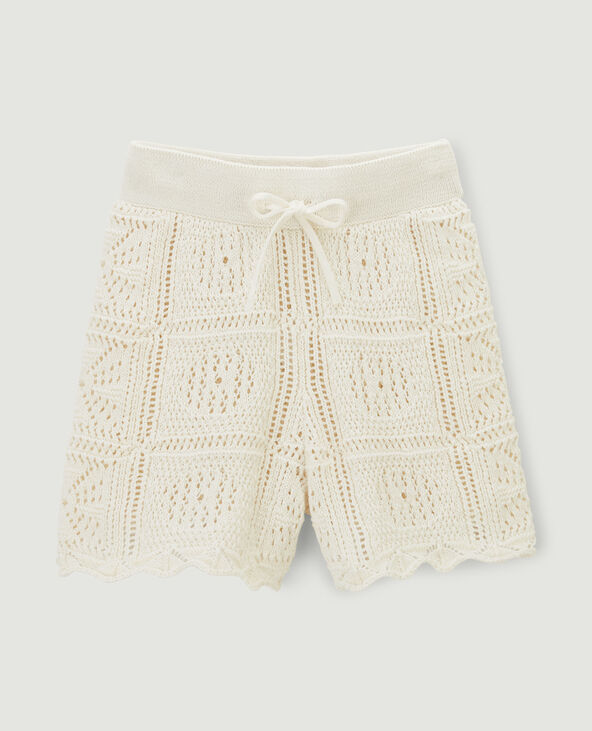 Short en crochet blanc - Pimkie