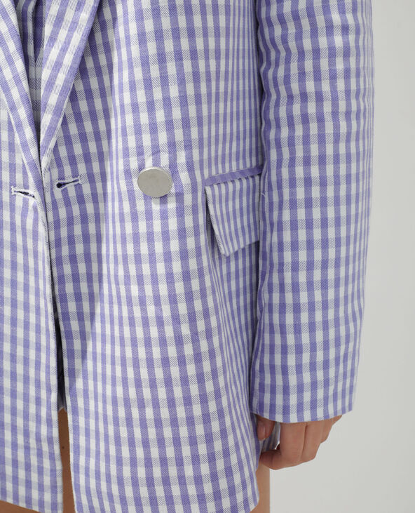 Veste city Vichy lilas - Pimkie