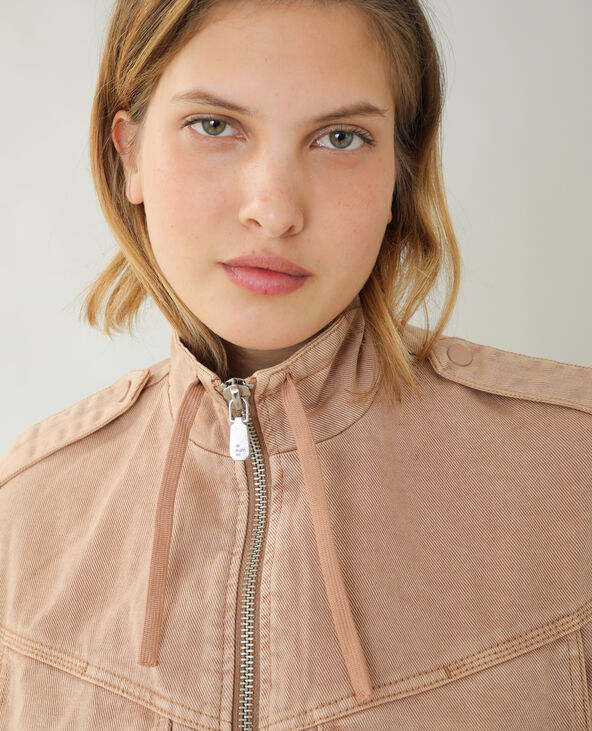 Veste en jean camel - Pimkie