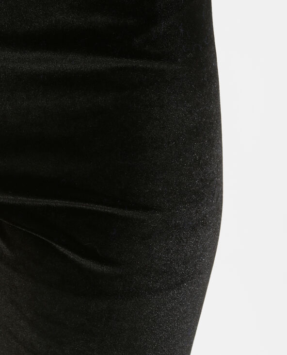Legging effet velours noir - Pimkie