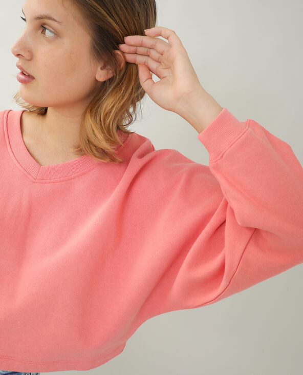 Sweat molleton rose clair - Pimkie