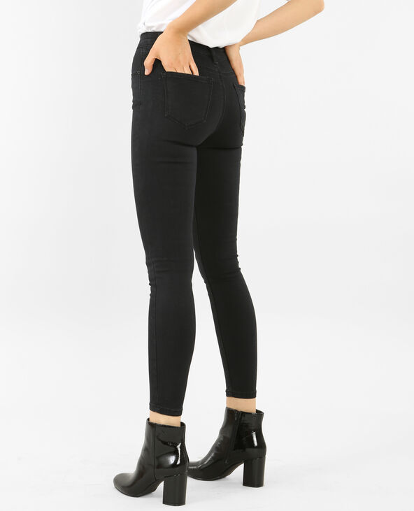 Jean skinny taille haute noir - Pimkie