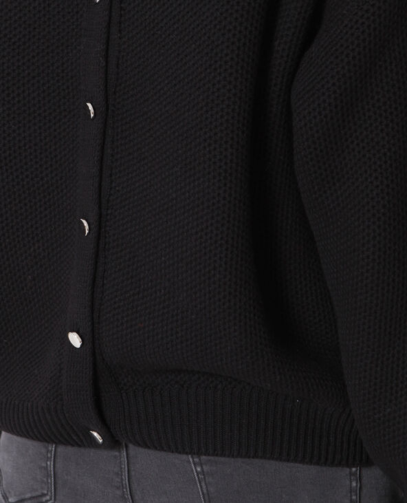Pull ajouré noir - Pimkie