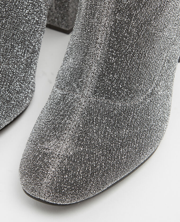 Boots à talons gris argenté - Pimkie