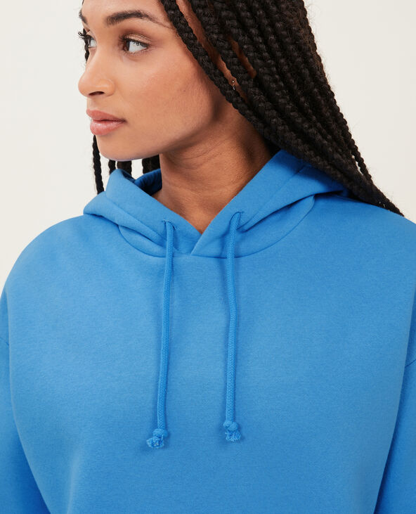 Sweat capuche oversize bleu - Pimkie