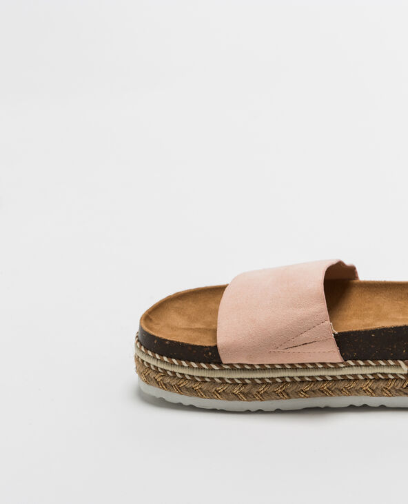 Sandales à plateforme rose clair - Pimkie