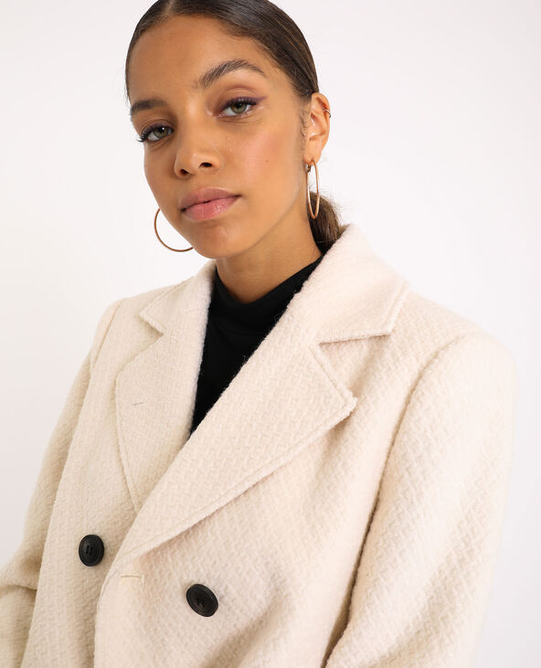 Manteau court écru - Pimkie