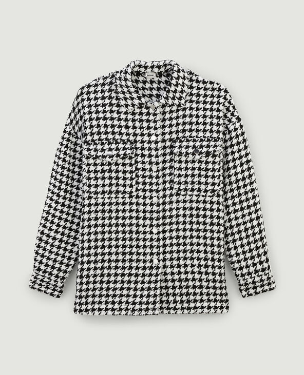 Surchemise tweed noir - Pimkie