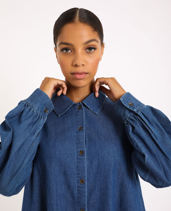 Robe chemise en jean