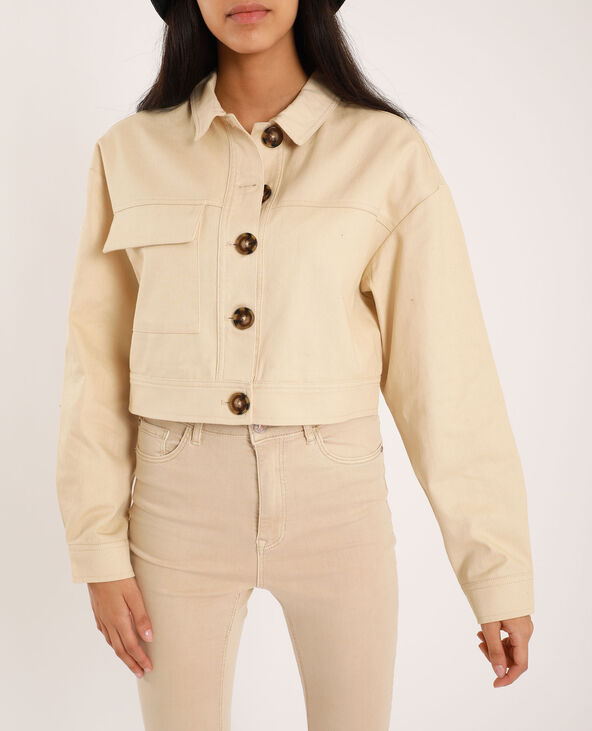 Veste courte blanc - Pimkie