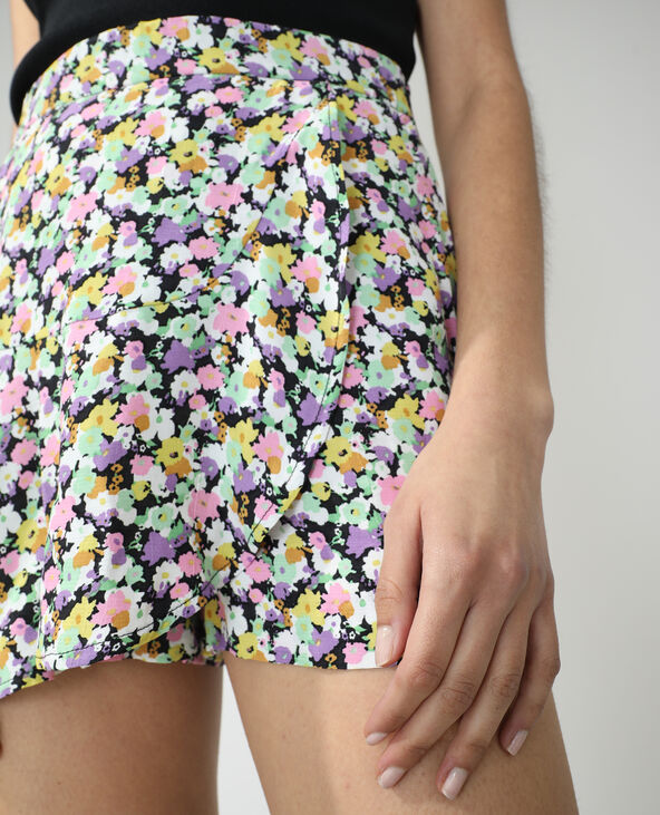 Jupe-short volantée noir - Pimkie