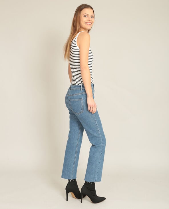 Jean droit bleu marine - Pimkie