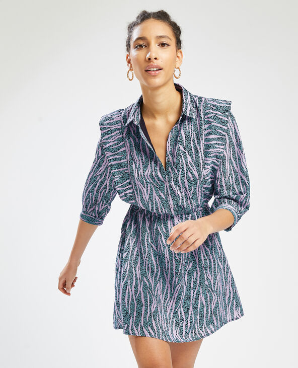 Robe col chemise noir - Pimkie