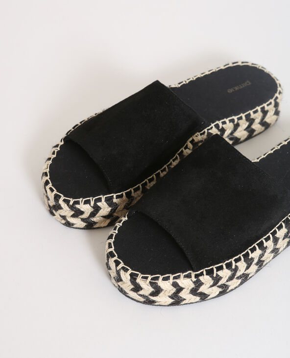 Mules compensées noir - Pimkie