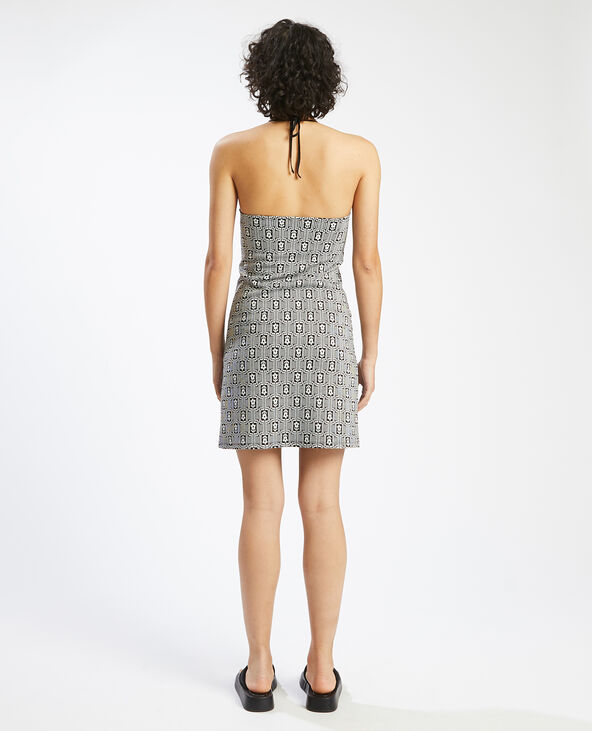 Robe dos nu en maille noir - Pimkie