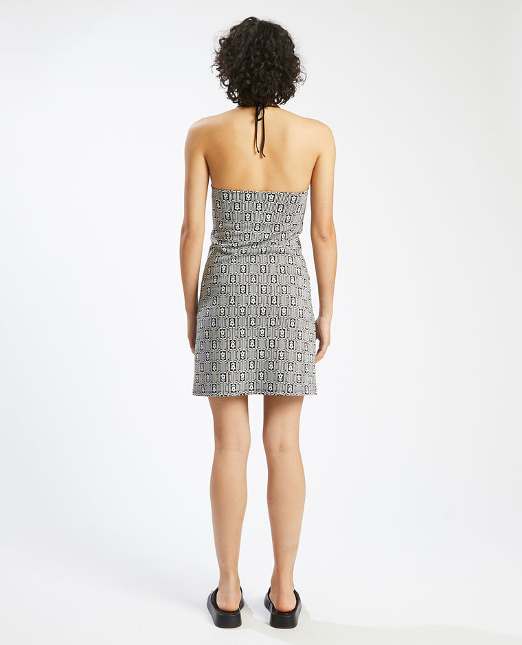 Robe dos nu en maille noir - Pimkie